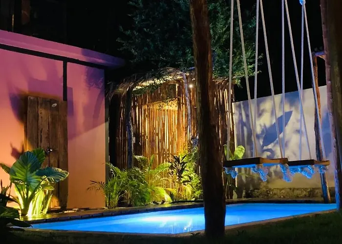 Сasa de vacaciones Casa Calu Cozy & Confortable Jungle House With Pooll
